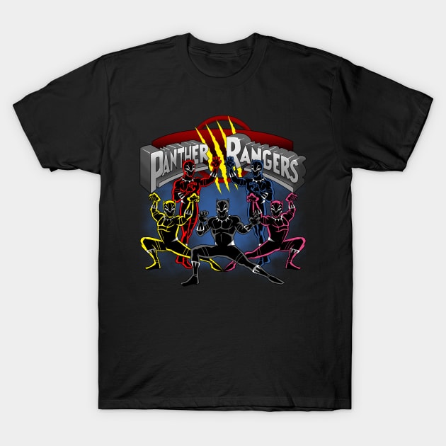 Panther Rangers T-Shirt by Andriu